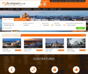 Mybudapest.co.uk(Budapest weekend breaks) Screenshot