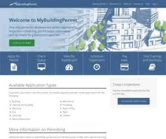Mybuildingpermit.com(MBP) Screenshot