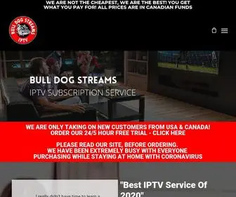 Mybulldogstreams.com(IPTV Subscription Service) Screenshot