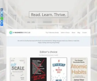 Mybusinessbookclub.com(My Business Bookclub) Screenshot