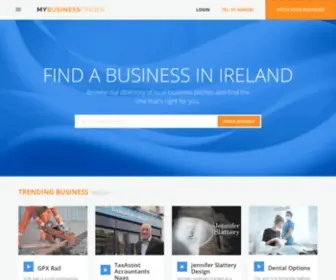 Mybusinessfinder.ie(Browse our directory and find a business in Ireland) Screenshot