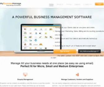 Mybusinessmanage.com(Now Manage Enquiry) Screenshot