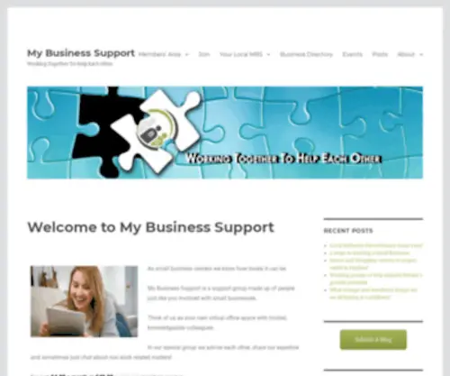 Mybusinesssupport.co.uk(Working Together To Help Each Other) Screenshot