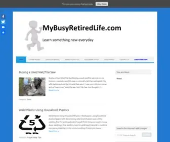 Mybusyretiredlife.com(My Busy Retired Life) Screenshot