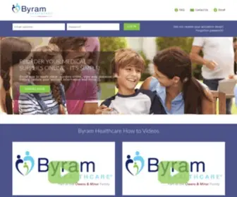 MYByramhealthcare.com(Reorder Your Medical Supplies Online) Screenshot