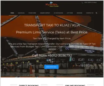 Mycab2Klia.com(Airport Taxi to KLIA/KLIA2 at) Screenshot