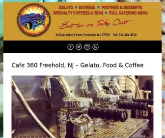 Mycafe360.com(Cafe 360 Freehold NJ) Screenshot