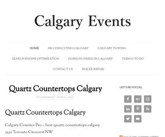 Mycalgarycity.com(Calgary Events) Screenshot