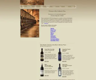 Mycaliforniawinery.com(Buy California Wine) Screenshot