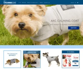 Mycalmingcoat.com(Calming Coat) Screenshot