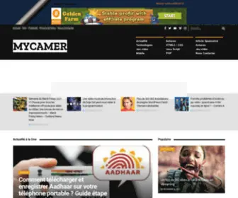 Mycamer.net(Techniques de pointe Follow Us) Screenshot