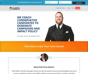 Mycampaigncoach.com(Candidate Training and Campaign Coaching) Screenshot
