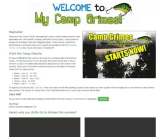 Mycampgrimes.org(My Camp Grimes) Screenshot