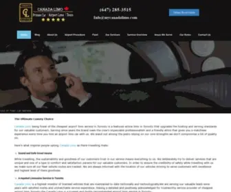 Mycanadalimo.com(Canada Limo) Screenshot