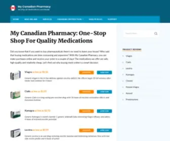 Mycanadianpharmacycorp.com(My Canadian Pharmacy Corp) Screenshot