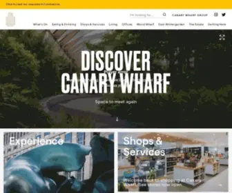 Mycanarywharf.com(Canary Wharf) Screenshot