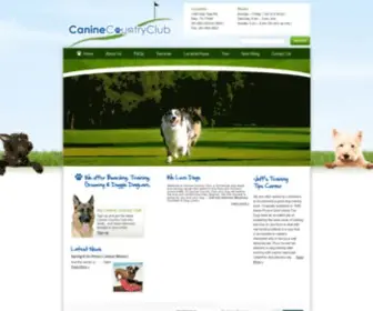 Mycaninecountryclub.com(Canine Country Club) Screenshot