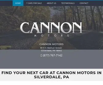 Mycannonmotors.com(Find great deals at Cannon Motors in Silverdale) Screenshot