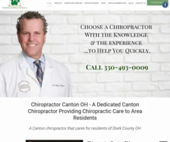 Mycantonchiropractor.com(Canton Chiropractor) Screenshot