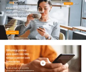 Mycapital.com.br(Calculadora de IR sobre renda variável) Screenshot