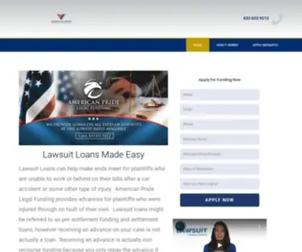 Mycaraccidentcashadvance.com(Lawsuit Loans) Screenshot