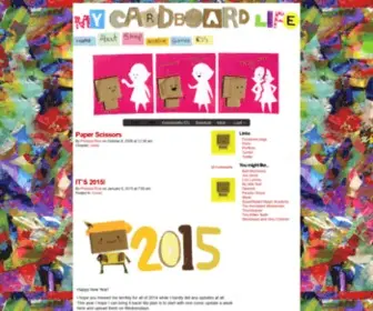 Mycardboardlife.com(My Cardboard Life) Screenshot