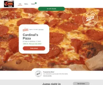 Mycardinalspizza.com(Mycardinalspizza) Screenshot