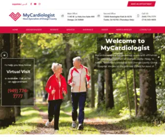 Mycardiologist.website(Orange County Cardiology Heart Specialists) Screenshot