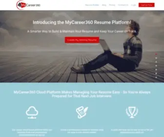 Mycareer360.com(Create Resume Online) Screenshot