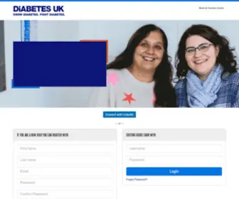 Mycareeratdiabetes.org.uk(Diabetes uk) Screenshot