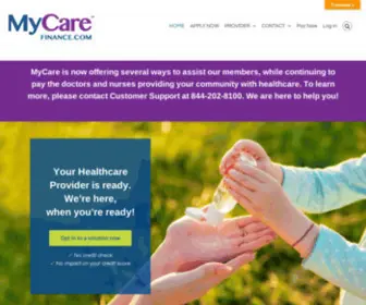 Mycarefinance.com(MyCare Finance) Screenshot