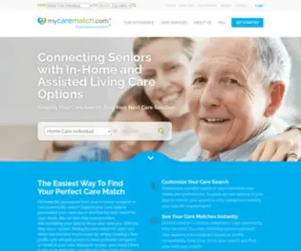 Mycarematch.com(In-Home Caregiver & Senior Care Resource) Screenshot