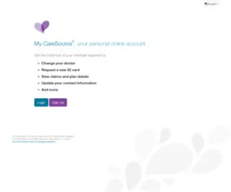 Mycaresource.com(My Caresource) Screenshot