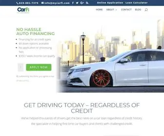 Mycarfi.com(Home Page) Screenshot