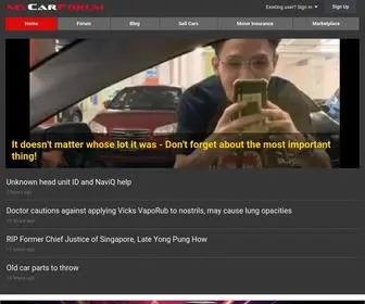 Mycarforum.com(Singapore's No) Screenshot