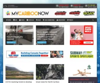 Mycariboonow.com(My Cariboo Now) Screenshot