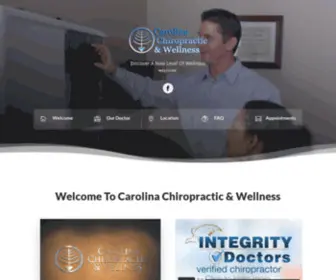 Mycarolinachiro.com(Carolina Chiropractic & Wellness) Screenshot