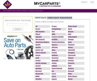 Mycarparts.com(Automotive Aftermarket Catalog) Screenshot