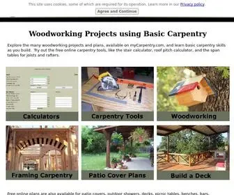 Mycarpentry.com(Woodworking Projects) Screenshot