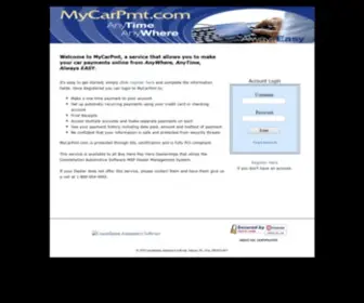 Mycarpmt.com(Payment Portal service) Screenshot