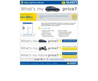 Mycarprice.com.au(Page Title) Screenshot