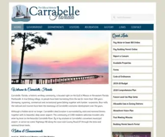 Mycarrabelle.com(Official Website for the City of Carrabelle Florida 32322) Screenshot