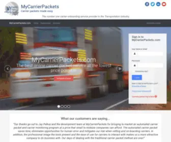 Mycarrierpackets.com(Home Page) Screenshot