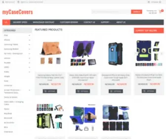 Mycasecovers.co.nz(MyCaseCovers New Zealand) Screenshot