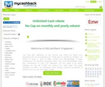 Mycashback.sg(Cashback Singapore) Screenshot
