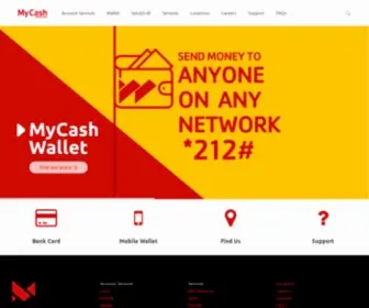 Mycash.co.zw(Home) Screenshot