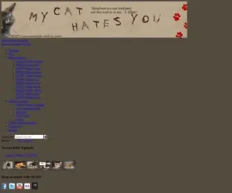 Mycathatesyou.com(My Cat Hates You dot com v4.0.1 (Swiss Siamese)) Screenshot