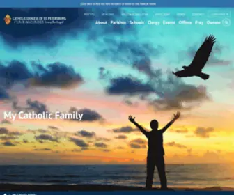 MycatholicFamily.org(My Catholic Family) Screenshot