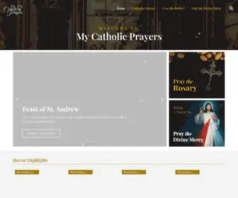 MycatholicPrayers.com(My Catholic Prayers) Screenshot