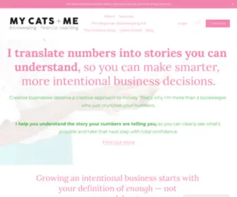 Mycatsandme.com(My Cats And Me Bookkeeping) Screenshot